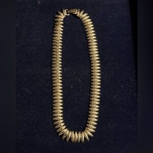Vintage Napier Necklace-Gold-Tone Statement Necklace - Women Jewelry